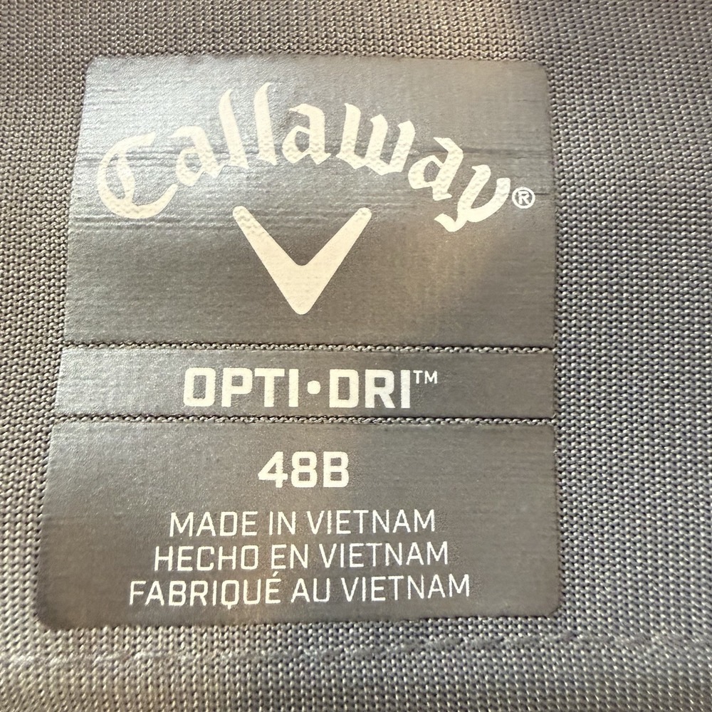 Callaway Opti-Dri Golf Shorts Men 48B Gray Stretch Performance Flat Front - Picture 3 of 11